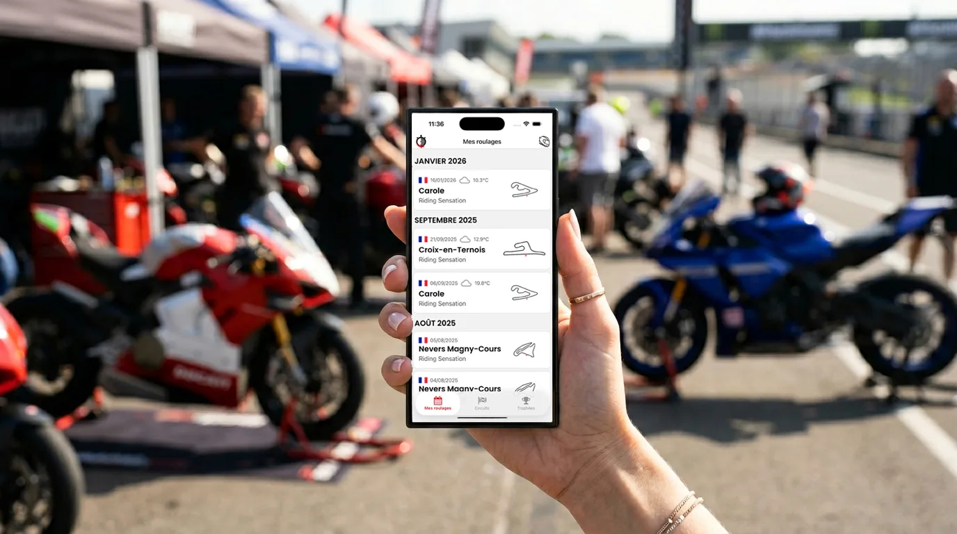 Mes roulages — historique des roulages